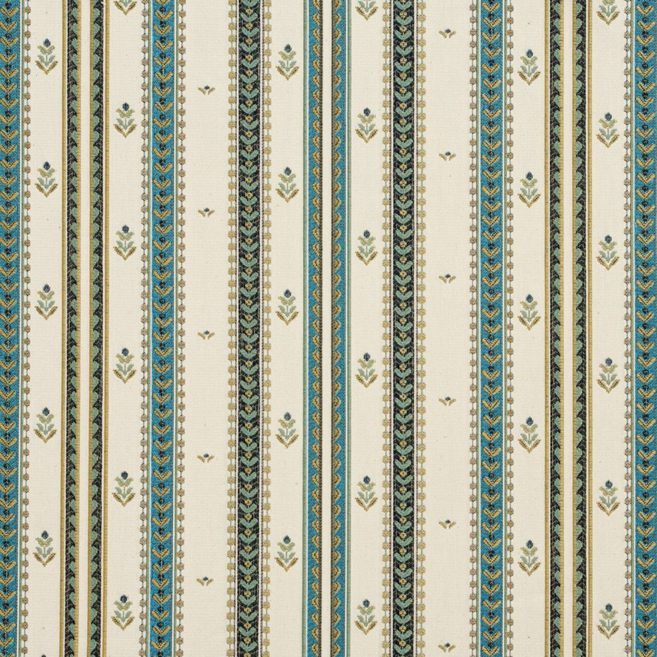 Upholstery Fabric - Aqua & Teal,Green Stripe Upholstery Fabric 54 Inches"